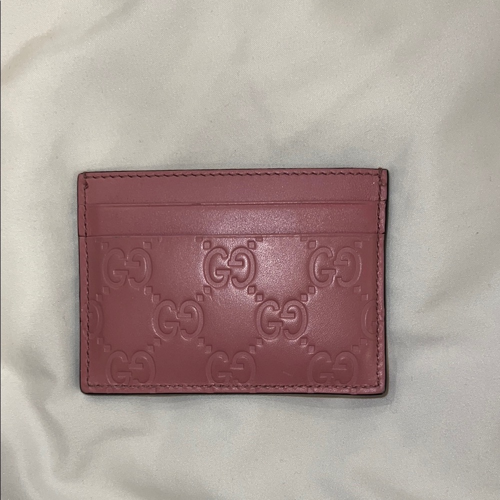 Gucci Pink Card Holder